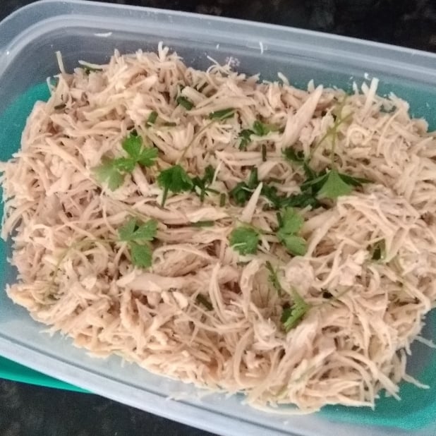 Photo of the fast shredded chicken – recipe of fast shredded chicken on DeliRec