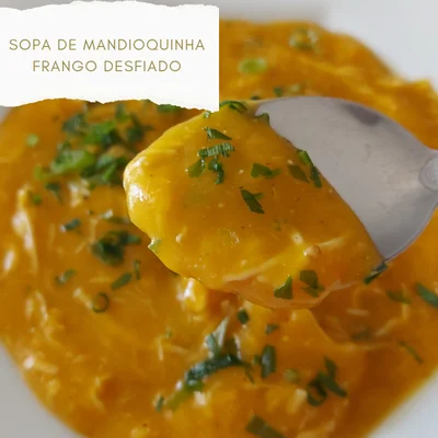 Recipe of manioc soup on the DeliRec recipe website
