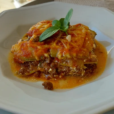 Recipe of Zucchini Bolognese Lasagna on the DeliRec recipe website