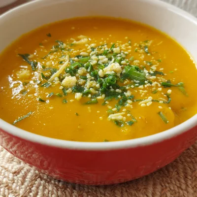 Recipe of Pumpkin cream with ginger to speed up metabolism on the DeliRec recipe website
