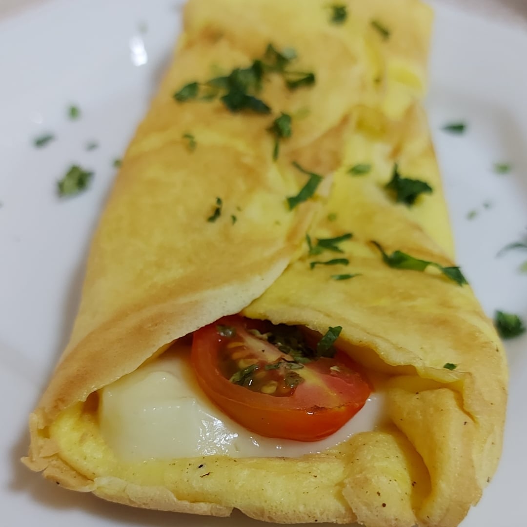 Foto da Crepioca caprese de requeijão em barra - receita de Crepioca caprese de requeijão em barra no DeliRec