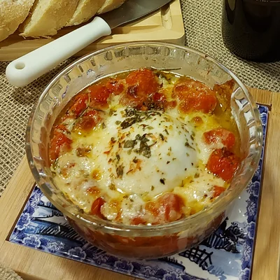 Recipe of gratin burrata on the DeliRec recipe website