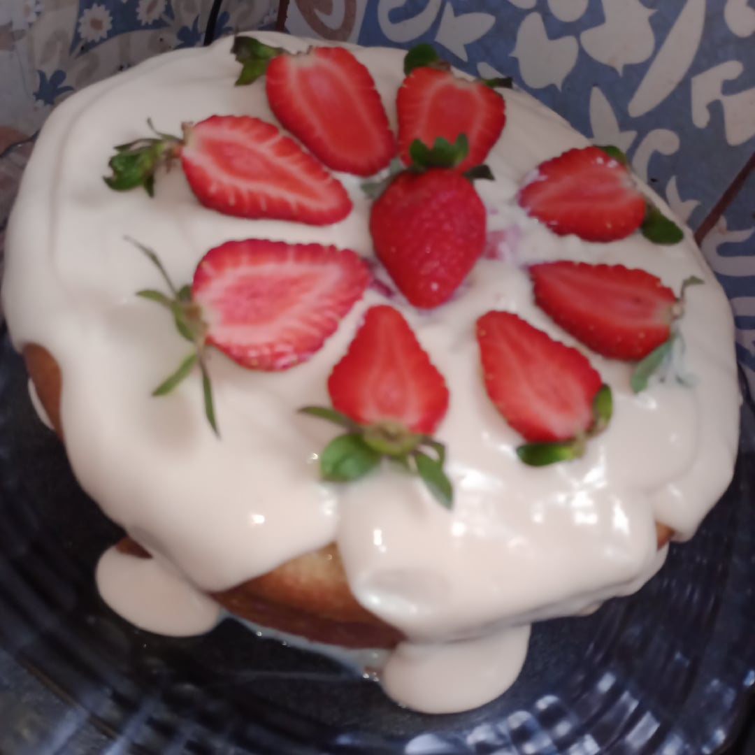 Foto della Torta al nido con fragole - ricetta di Torta al nido con fragole nel DeliRec