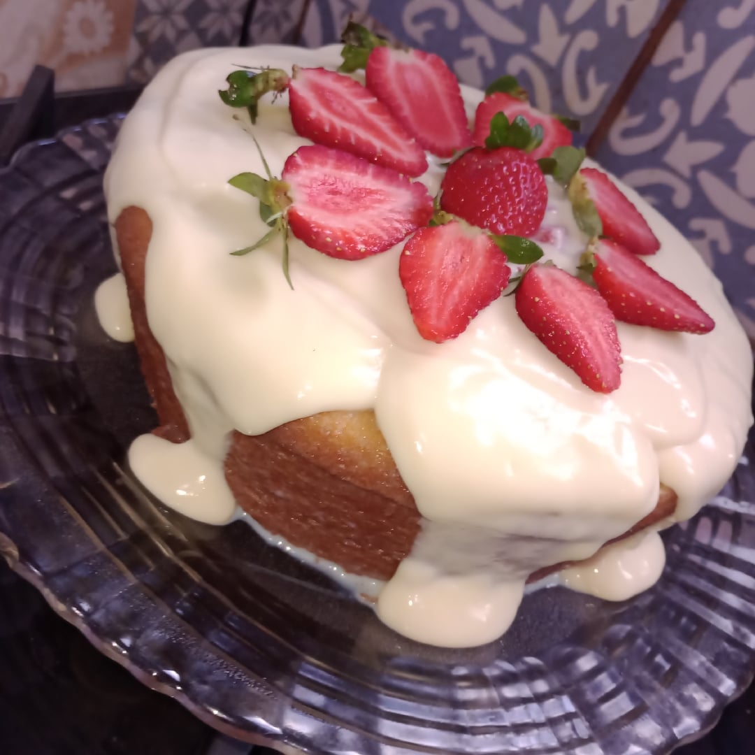 Foto della Torta al nido con fragole - ricetta di Torta al nido con fragole nel DeliRec