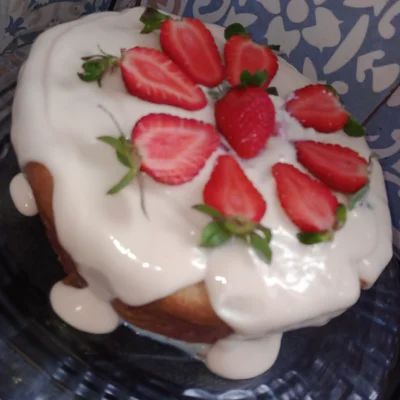 Recipe of Nest cake with strawberry on the DeliRec recipe website
