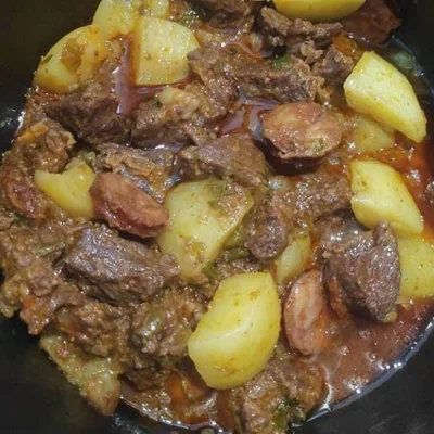 Recipe of Roast Beef with Calabrese Potatoes on the DeliRec recipe website