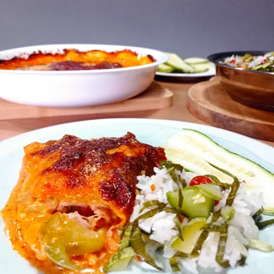 Recipe of Zucchini lasagna gratin on the DeliRec recipe website