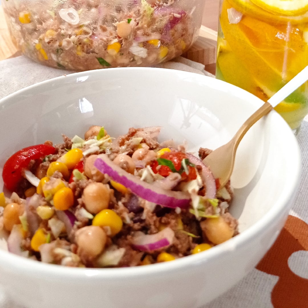 Photo of the Refreshing Chickpea Tuna Salad – recipe of Refreshing Chickpea Tuna Salad on DeliRec