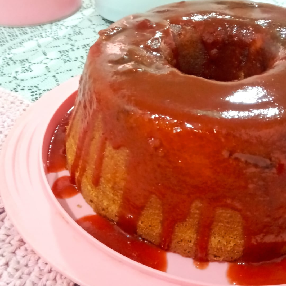 Photo of the Cornmeal cake with guava frosting – recipe of Cornmeal cake with guava frosting on DeliRec