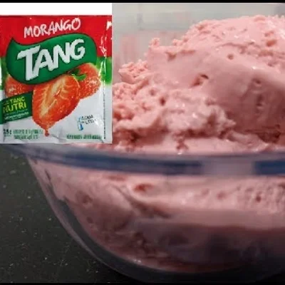 Recipe of Homemade ice cream with tang on the DeliRec recipe website