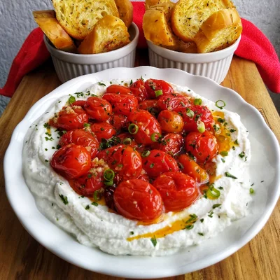 Recipe of Ricotta Cream with Tomatoes on the DeliRec recipe website