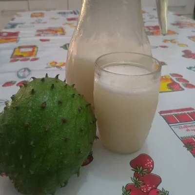 Recipe of natural soursop juice on the DeliRec recipe website