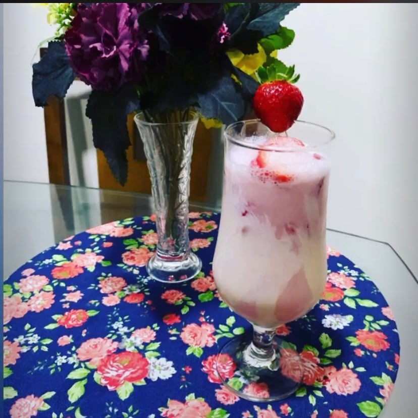 Photo of the Alcohol-free strawberry drink – recipe of Alcohol-free strawberry drink on DeliRec