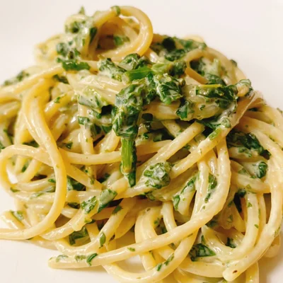 Recipe of Pasta with Spinach Sauce on the DeliRec recipe website