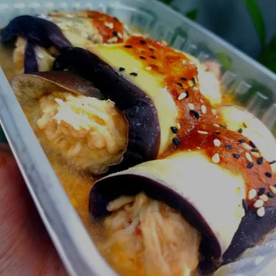 Recipe of eggplant cannelloni with chicken on the DeliRec recipe website
