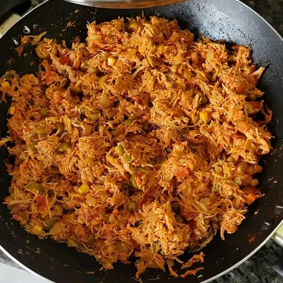 Photo of the Seasoned shredded chicken – recipe of Seasoned shredded chicken on DeliRec
