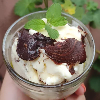 Recipe of Yam ice cream with banana and chocolate on the DeliRec recipe website