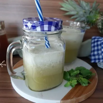 Recipe of Refreshing pineapple juice on the DeliRec recipe website