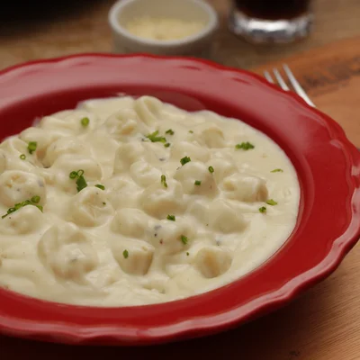Recipe of Gnocchi with 4 cheeses on the DeliRec recipe website