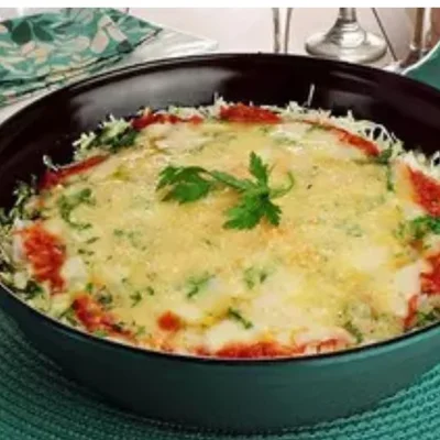 Recipe of Creamy vegetable frying pan on the DeliRec recipe website