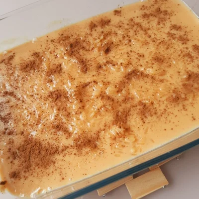 Recipe of caramelized rice pudding on the DeliRec recipe website