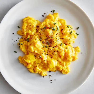Recipe of perfect scrambled eggs on the DeliRec recipe website