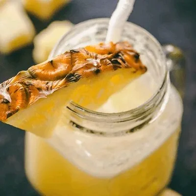 Recipe of pineapple detox juice on the DeliRec recipe website