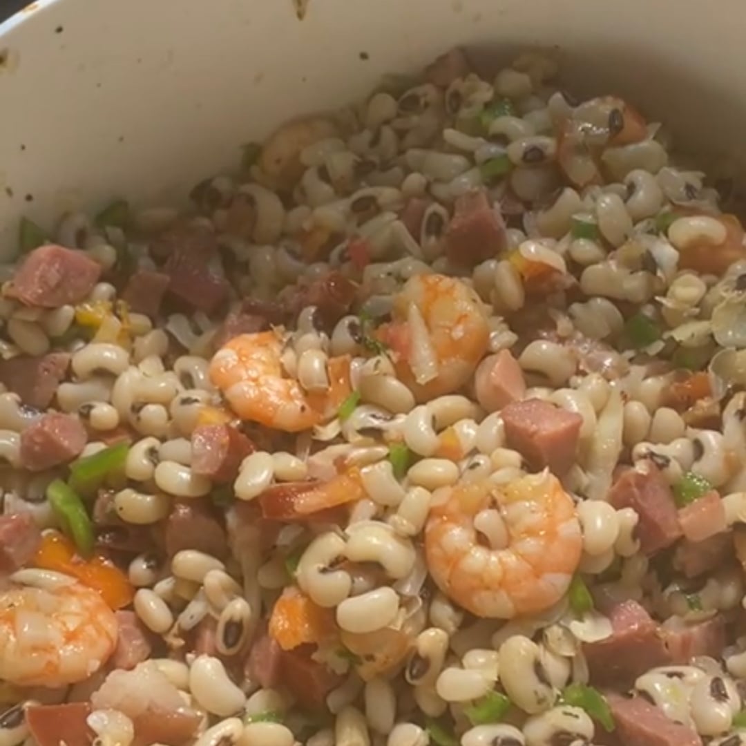 Ensalada De Frijoles Caritas Con Camarones