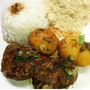 Recipe of Pan Meat With Potato on the DeliRec recipe website