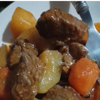 Recipe of cooked meat on the DeliRec recipe website