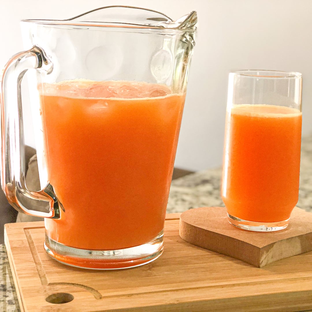 Foto da Suco de laranja com morango  - receita de Suco de laranja com morango  no DeliRec