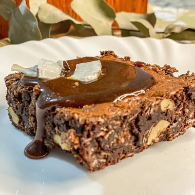 Recipe of Fit and functional chocolate brownie on the DeliRec recipe website