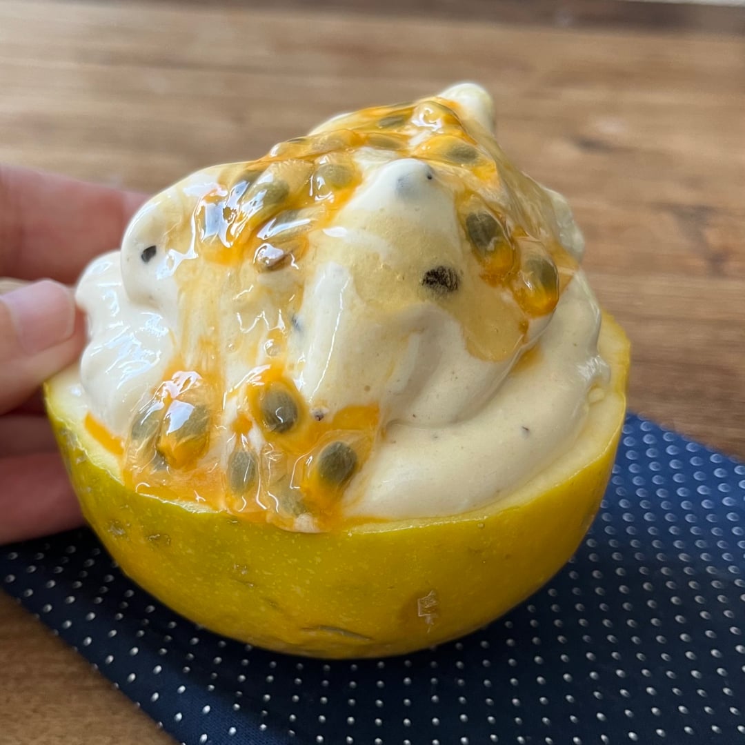 Photo of the Banana sorbet with passion fruit – recipe of Banana sorbet with passion fruit on DeliRec