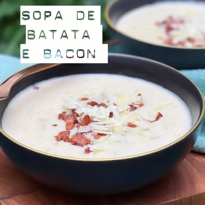 Foto da Sopa de bata e bacon  - receita de Sopa de bata e bacon  no DeliRec