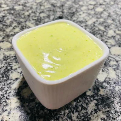 Recipe of green homemade mayonnaise on the DeliRec recipe website