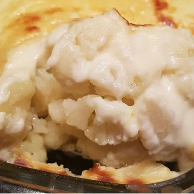Recipe of Cauliflower in white sauce and cheese on the DeliRec recipe website