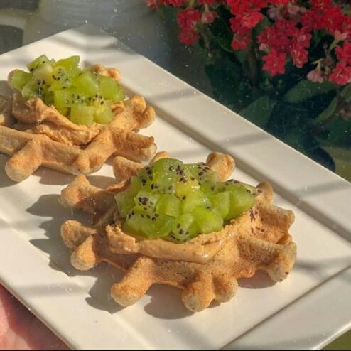Photo of the Low Carb waffle – recipe of Low Carb waffle on DeliRec