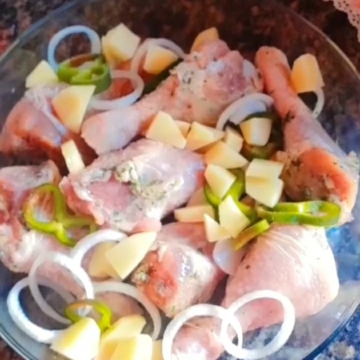 Foto de la muslo de pollo asado al horno – receta de muslo de pollo asado al horno en DeliRec