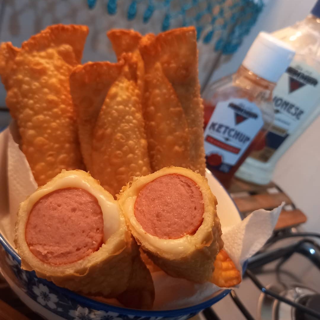 Photo of the Sausage Wrap with Pastel Dough – recipe of Sausage Wrap with Pastel Dough on DeliRec