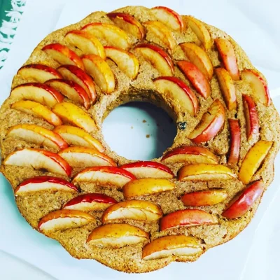Recipe of Fit Apple Pie Cake 🍎 on the DeliRec recipe website