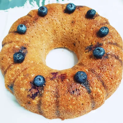 Recipe of Banana and blueberry cake on the DeliRec recipe website