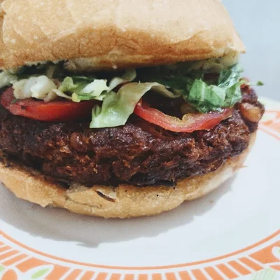 Recipe of Veg Burger 🌱 on the DeliRec recipe website
