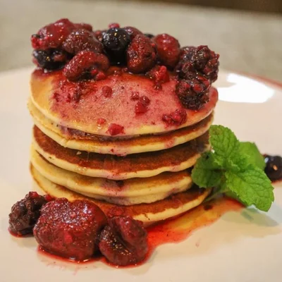 Recipe of gluten free pancake on the DeliRec recipe website