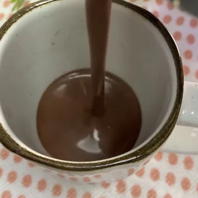 Recipe of vegan hot chocolate on the DeliRec recipe website