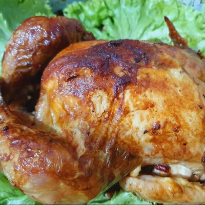 Recipe of golden roast chicken on the DeliRec recipe website