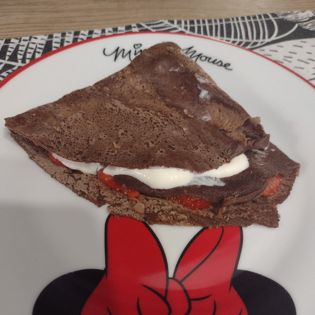 Photo of the Chocolate and strawberry crepe fit – recipe of Chocolate and strawberry crepe fit on DeliRec