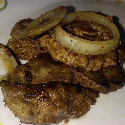 Recipe of Liver with onions on the DeliRec recipe website