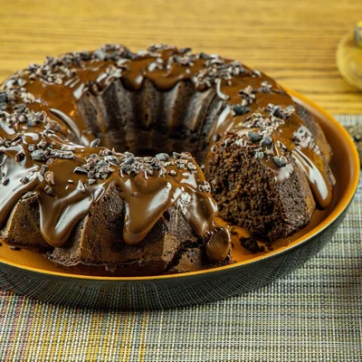 Recipe of Chocolate Cake with Banana on the DeliRec recipe website