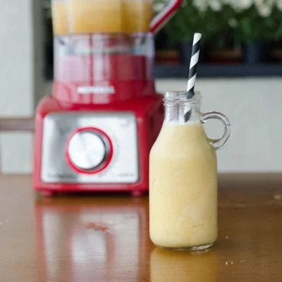 Recipe of Passion Fruit Juice with Milk on the DeliRec recipe website