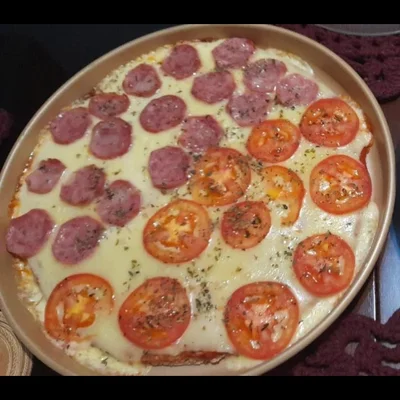 Recipe of Pizza with tapioca dough on the DeliRec recipe website